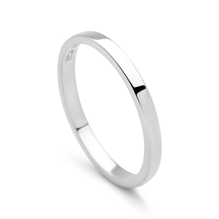 Flat Silver Band Ring 3mm (R1061)