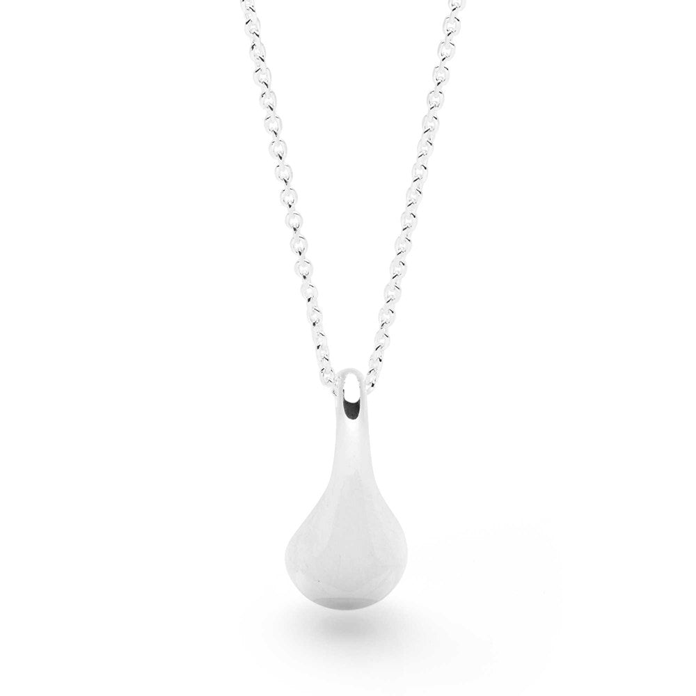 Sweetest Silver Drop Necklace (CHN11561)