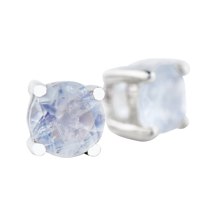 Rainbow Moonstone Studs (B215E09)