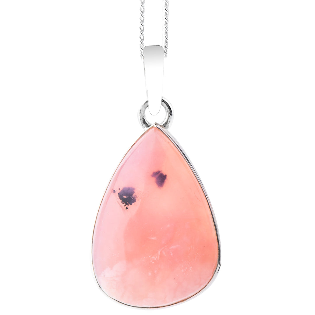 Pink Opal Teardrop Pendant (B234P01)