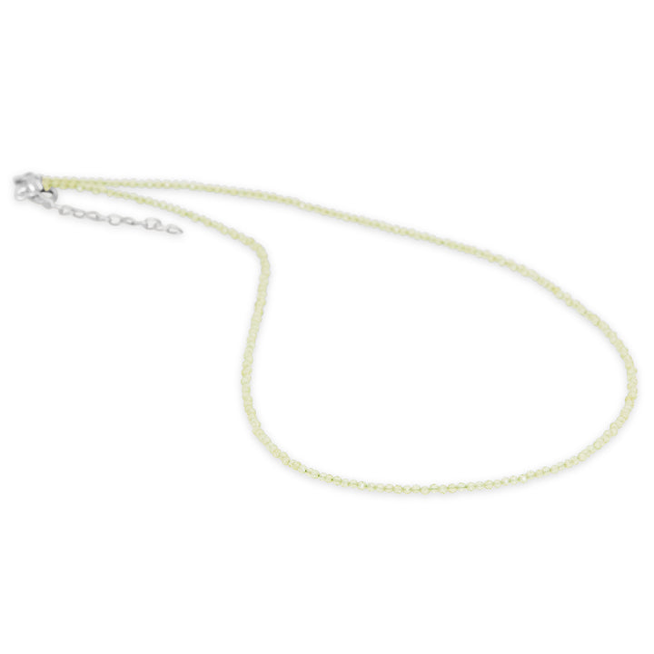 Peridot Single Strand Necklace (B253P01)