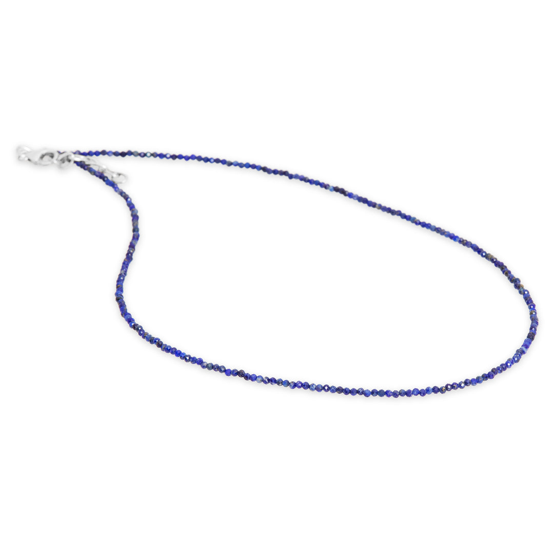 Lapis Single Strand Necklace (B258P01)