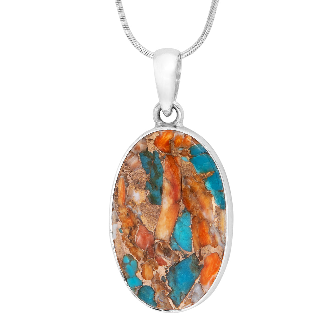 Oyster Turquoise Pendant (B417P02)