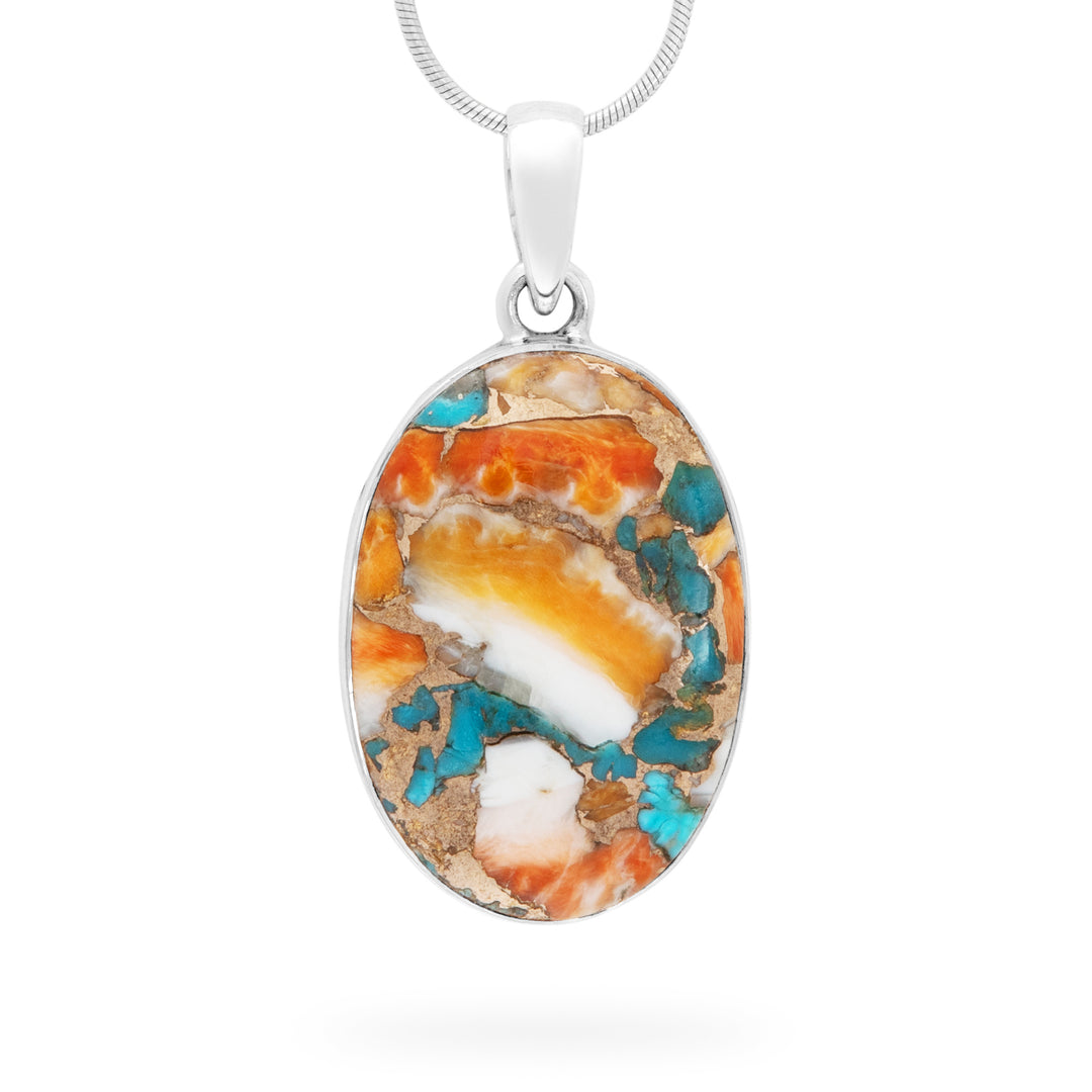 Oyster Turquoise Pendant (B417P10)