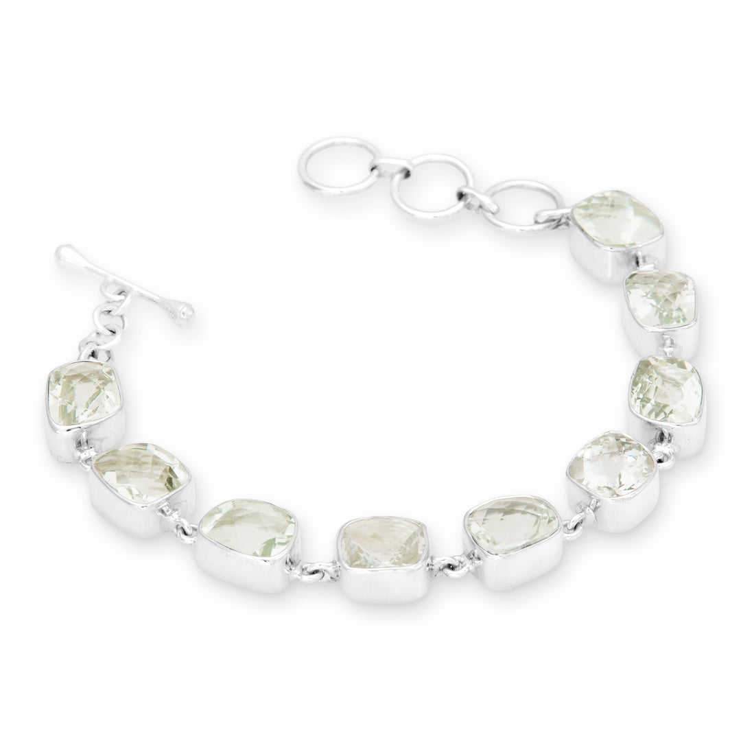 Green Amethyst Bracelet (B450BRC01)