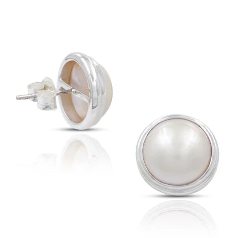 Midi Monaco Mabe Pearl Studs