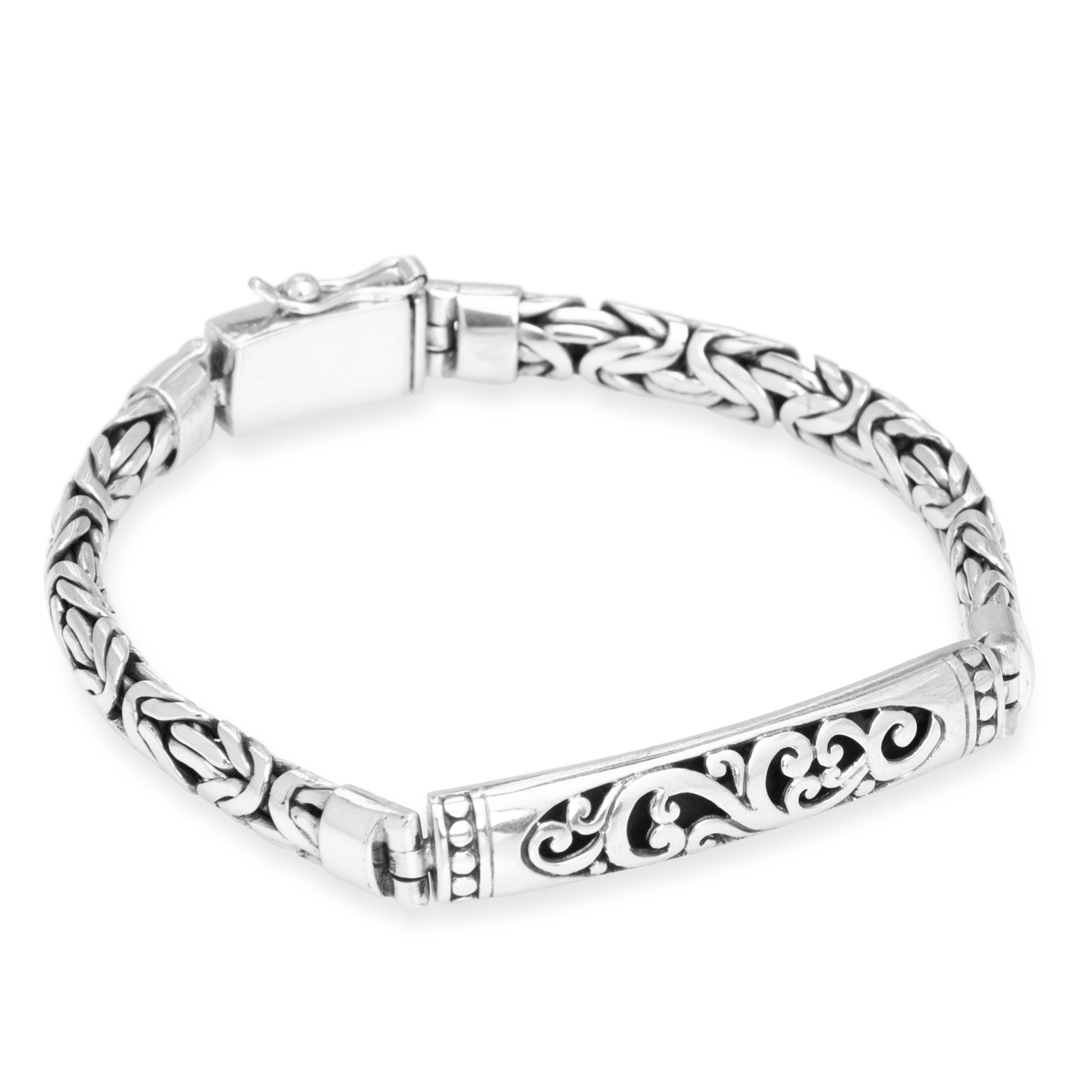 Bali Byzantine Bracelet (B647BRC01) – Silver Australia