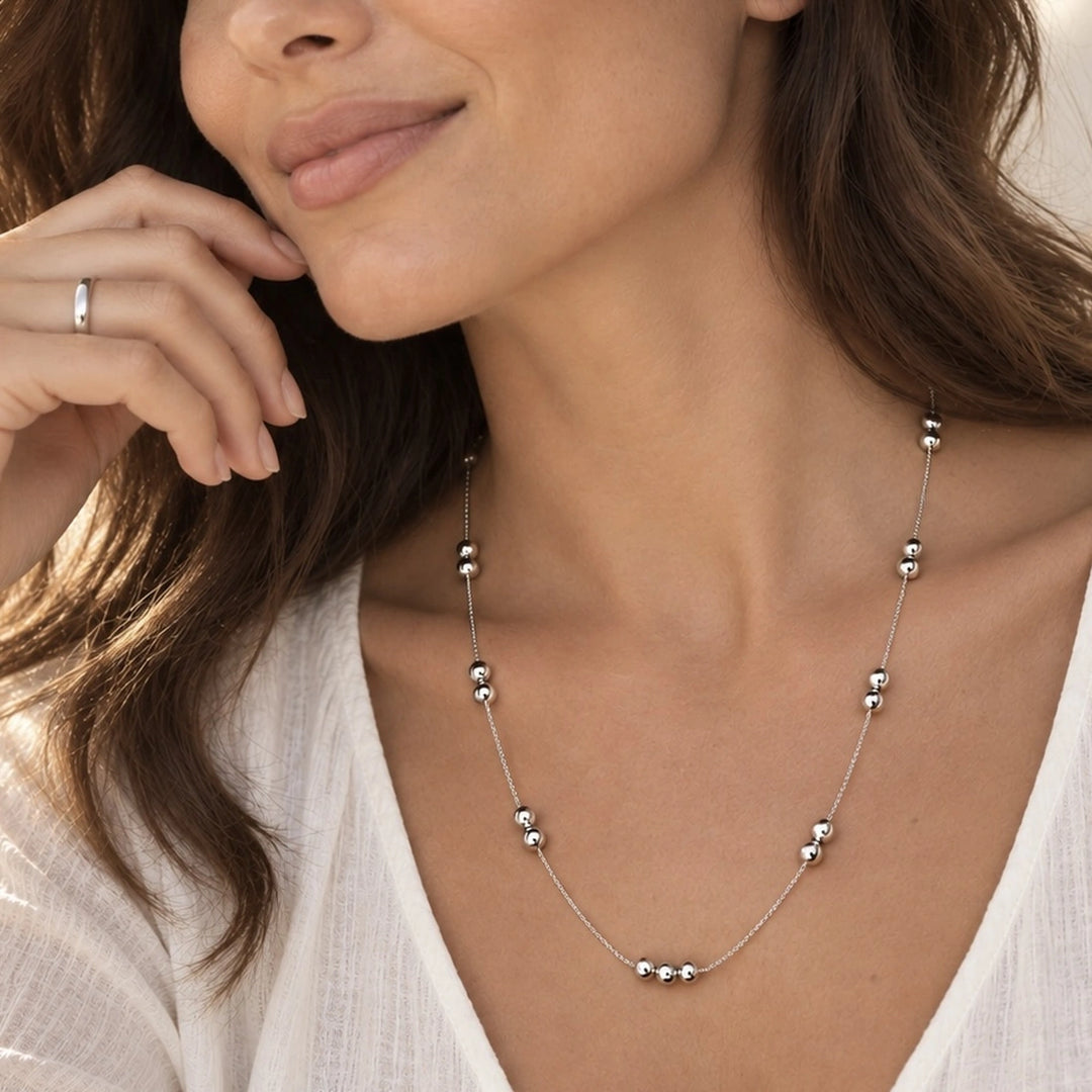 Sophia Silver Necklace