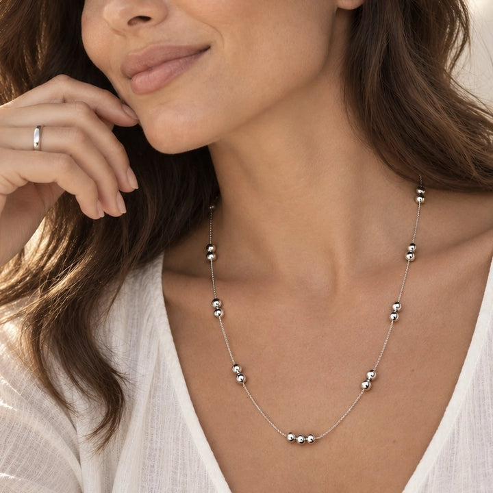 Sophia Silver Necklace