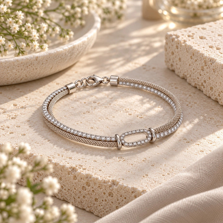 Deco Cubic Zirconia Bracelet