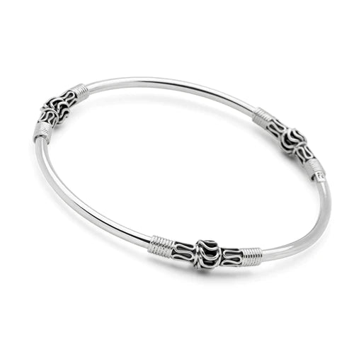 Silver bangles design for women deals