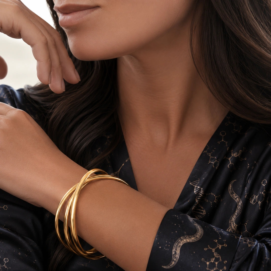 Gold Russian Wedding Bangle