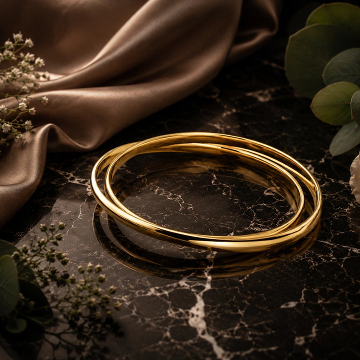 Gold Russian Wedding Bangle