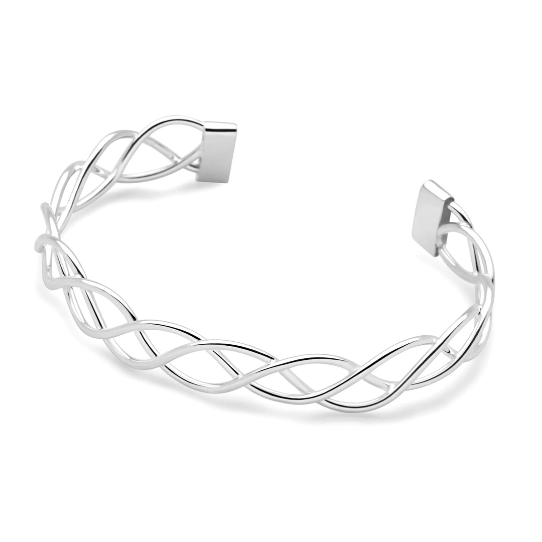 Infinity Bangle Design Bella Infinity Bangle – Silver Australia