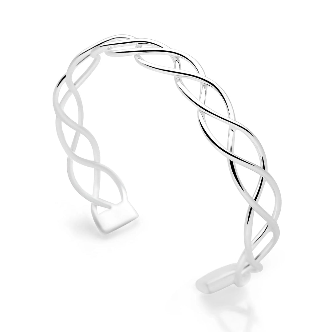 Infinity Bangle Design Bella Infinity Bangle – Silver Australia