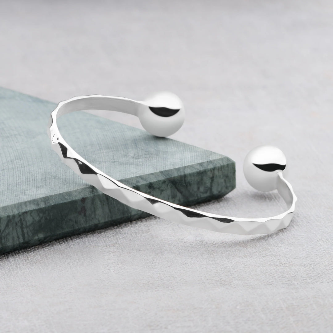 Twin Spheres Bangle