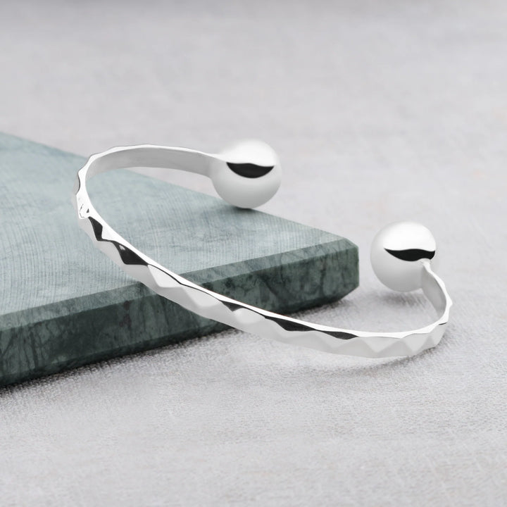 Twin Spheres Bangle