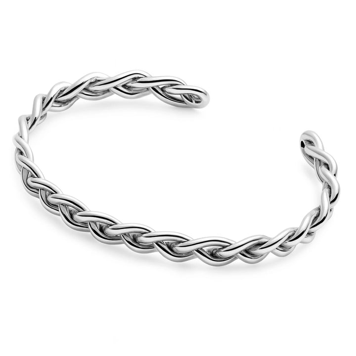 Silver Rope Bangle