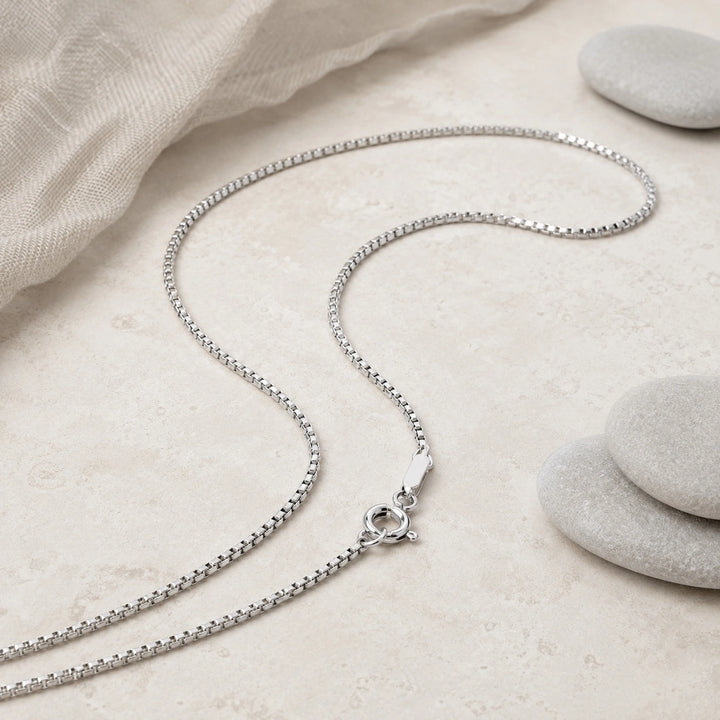 Silver Box Chain 1.00mm