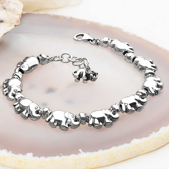 Family of Elephants Bracelet (BRC13531)