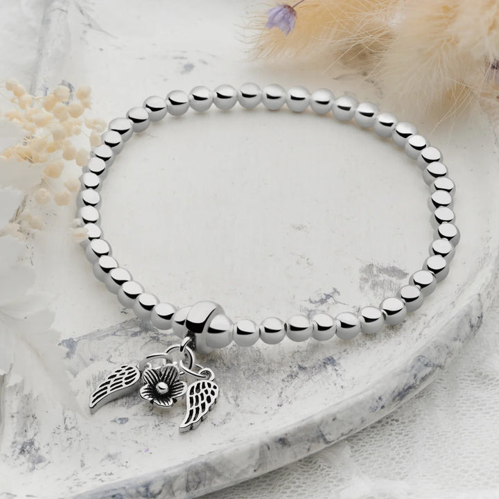 Angel Wings Charm Bracelet