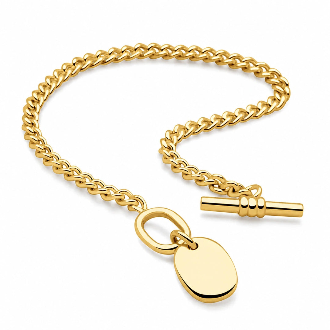 Gold Shelby Fob Bracelet