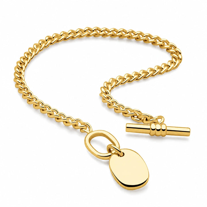 Gold Shelby Fob Bracelet