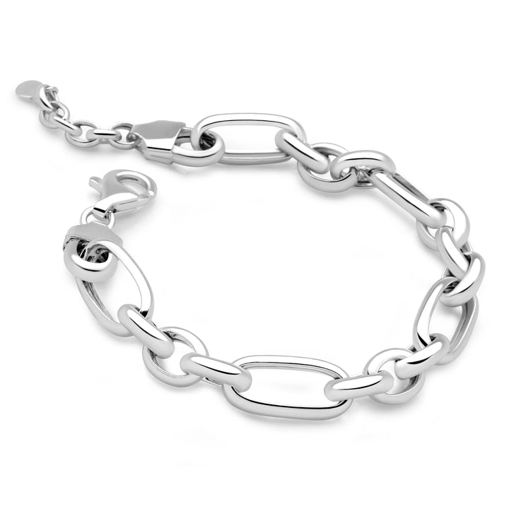 Silver Links Retro Bracelet