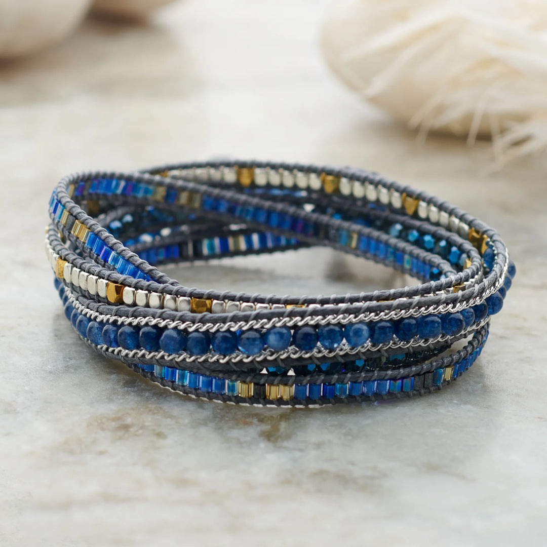 Midnight Sky Wrap Bracelet