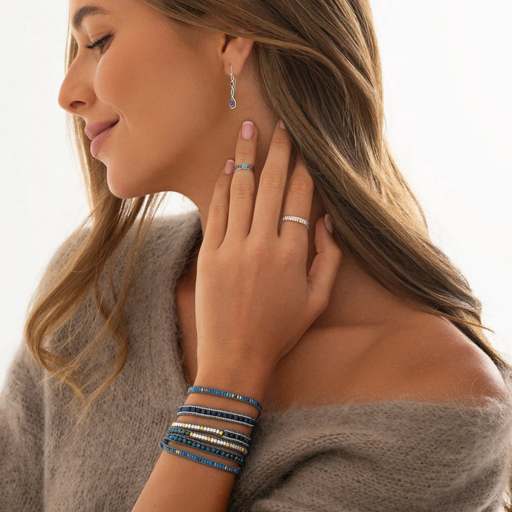 Midnight Sky Wrap Bracelet