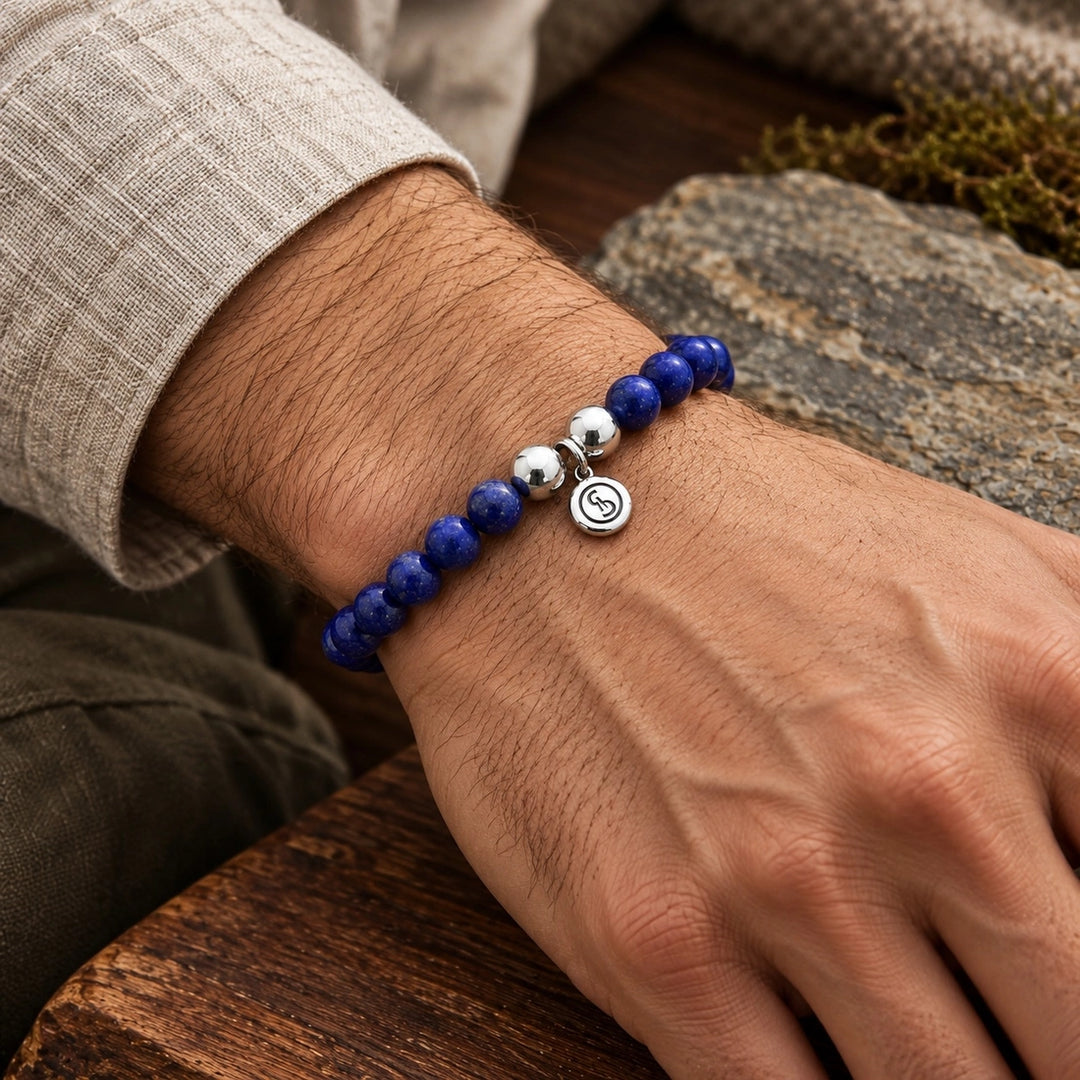 Bodhi Beads Lapis Lazuli Unisex Bracelet