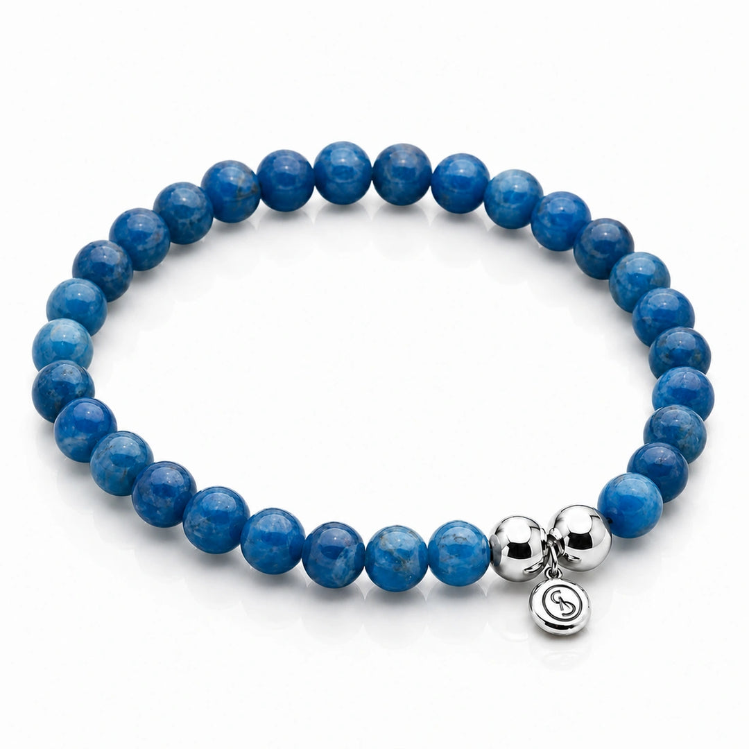 Bodhi Beads Blue Apatite Unisex Bracelet