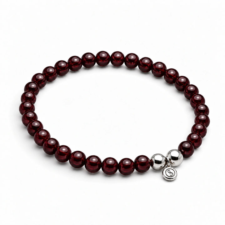 Bodhi Beads Red Agate Unisex Bracelet