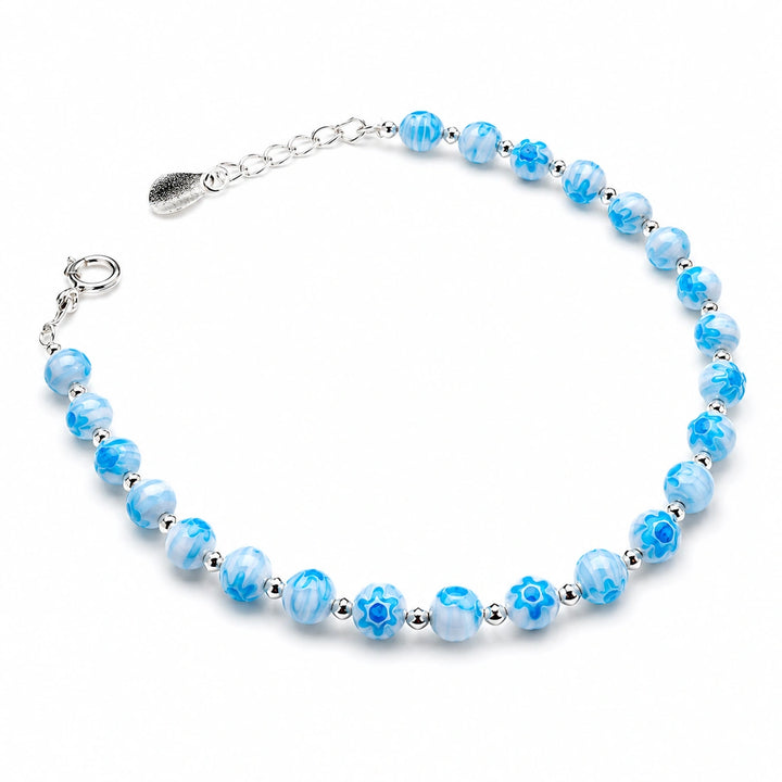 Venetian Glass Blue Bracelet