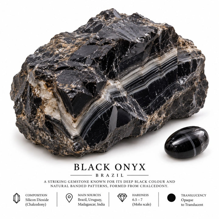 Bodhi Beads Black Onyx Necklace
