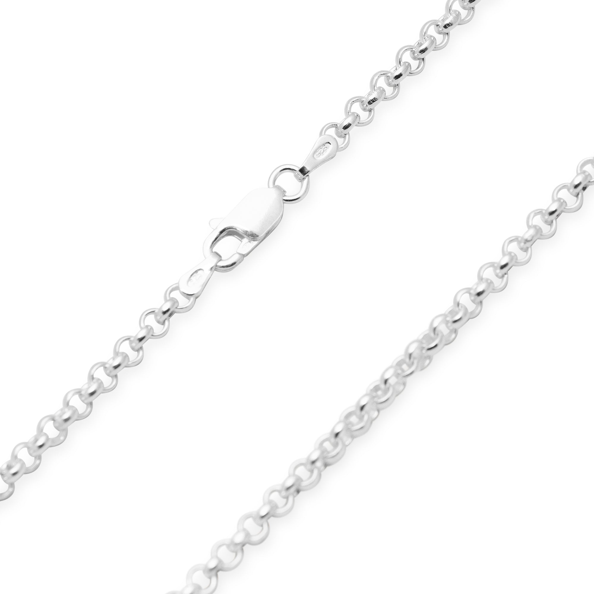 Rolo sterling silver chain hotsell