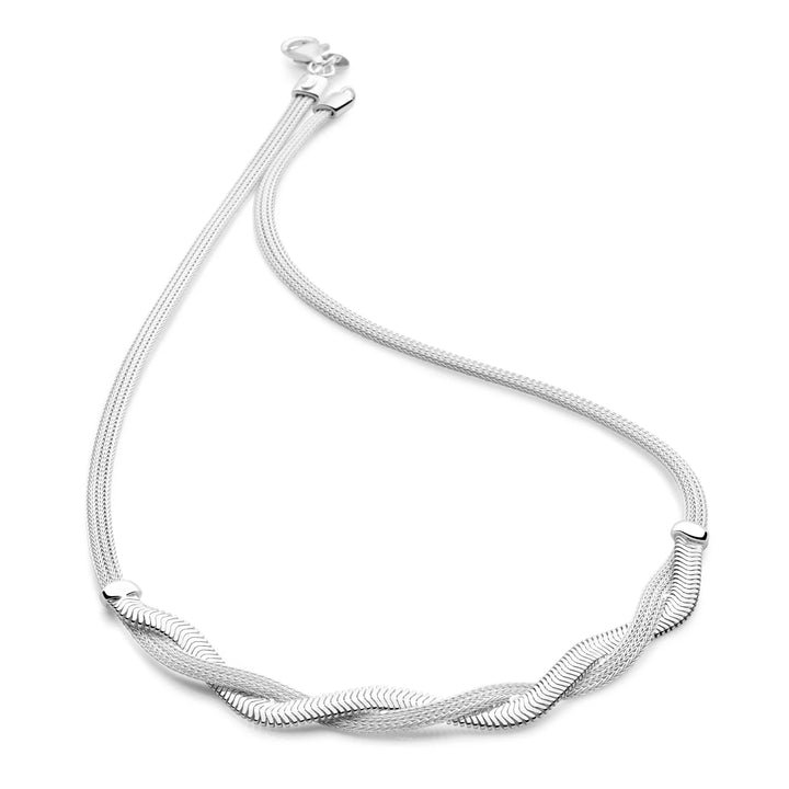 Herringbone Braid Necklace