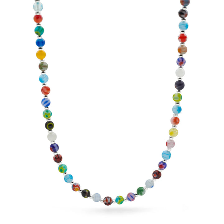 Venetian Glass Rainbow Necklace