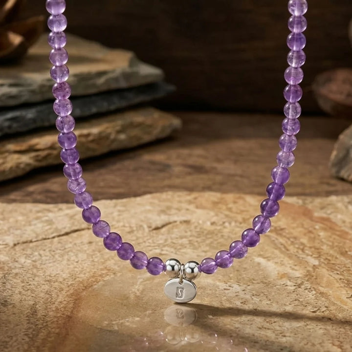Bodhi Beads Amethyst Necklace