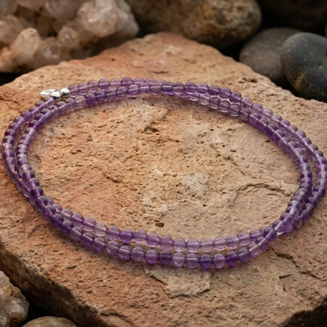 Bodhi Beads Amethyst Necklace