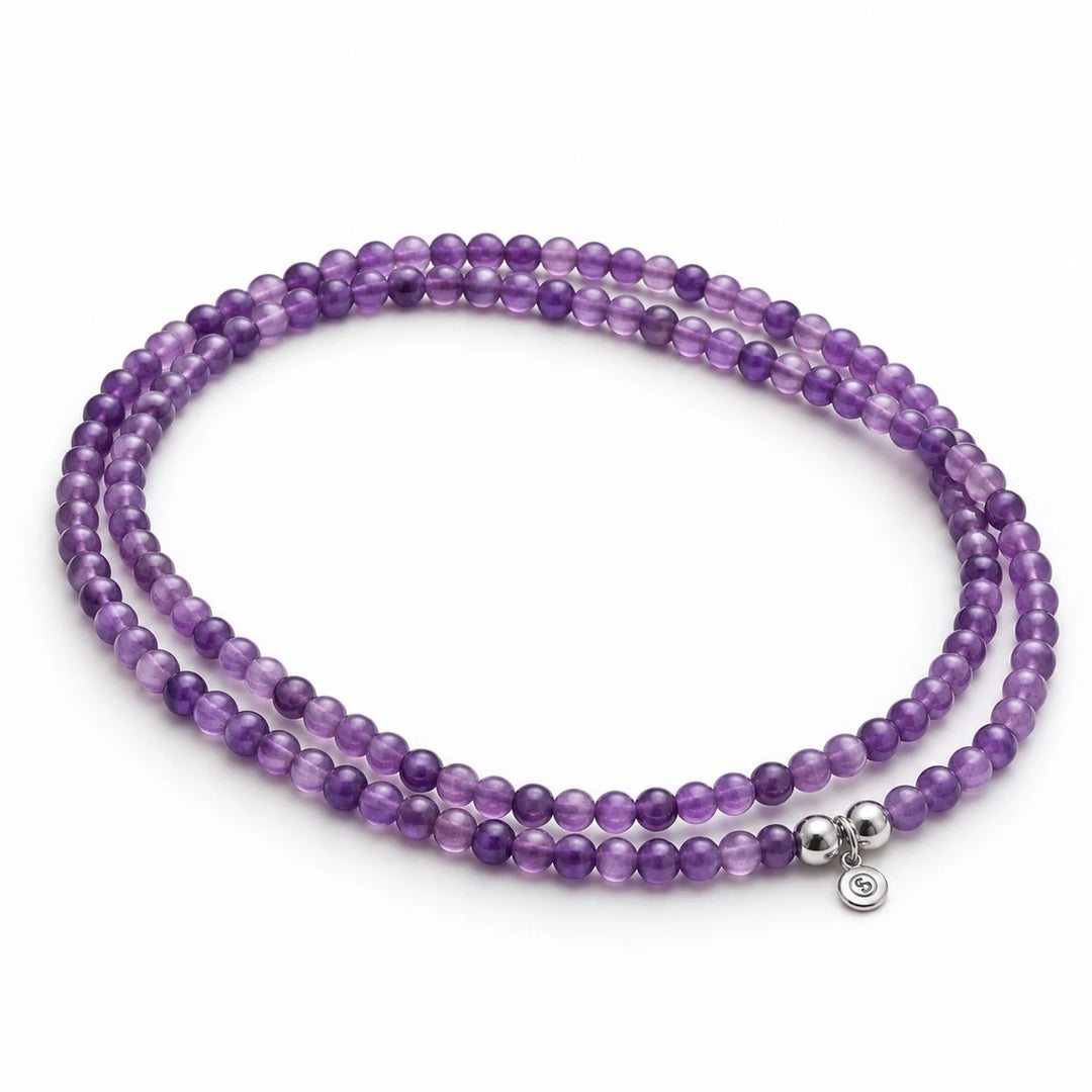 Bodhi Beads Amethyst Necklace