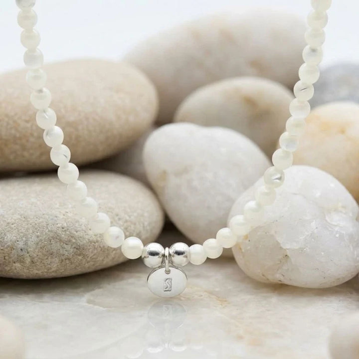 Bodhi Beads Mother of Pearl Necklace