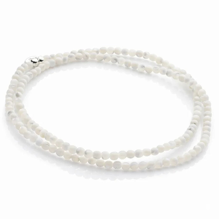 Bodhi Beads Mother of Pearl Necklace