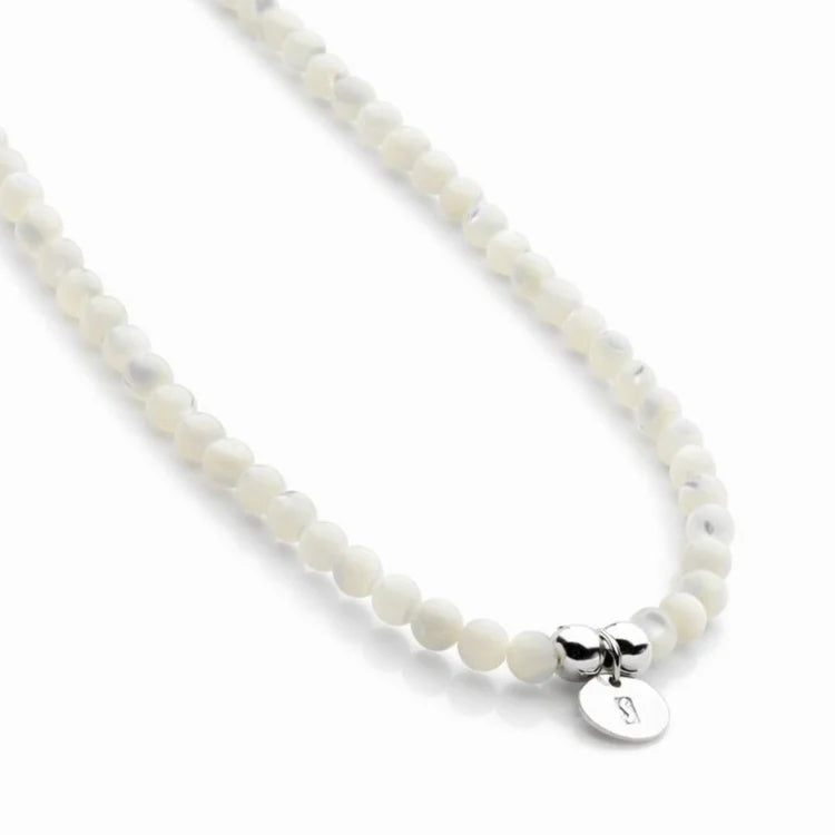 Bodhi Beads Mother of Pearl Necklace