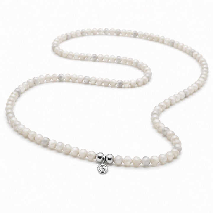 Bodhi Beads Mother Of Pearl Necklace