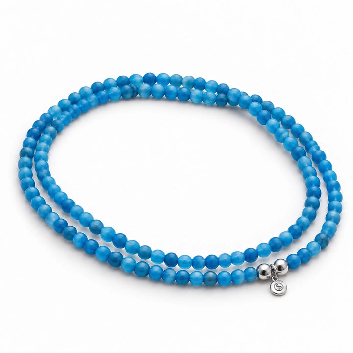 Bodhi Beads Blue Apatite Necklace
