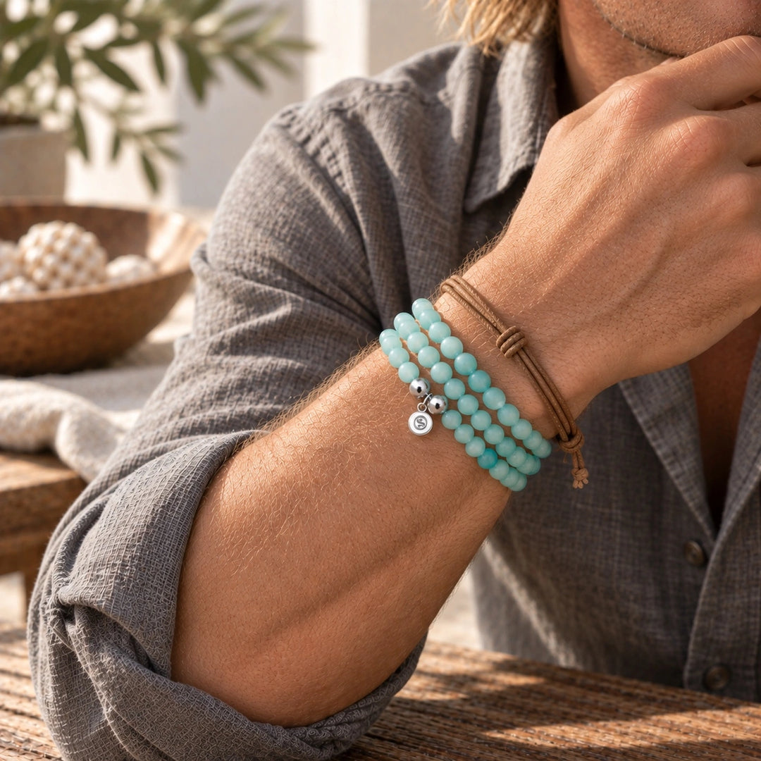 Bodhi Beads Amazonite Unisex Necklace