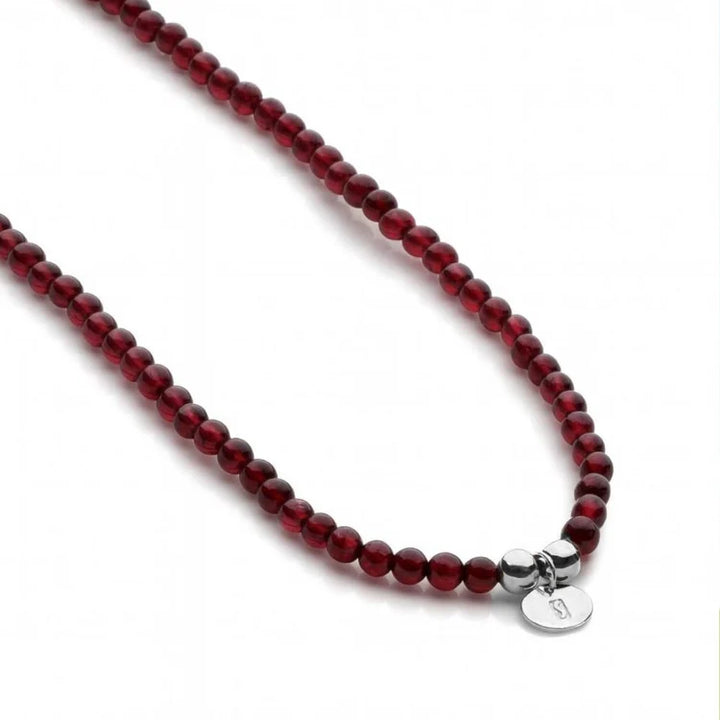Bodhi Beads Red Agate Necklace