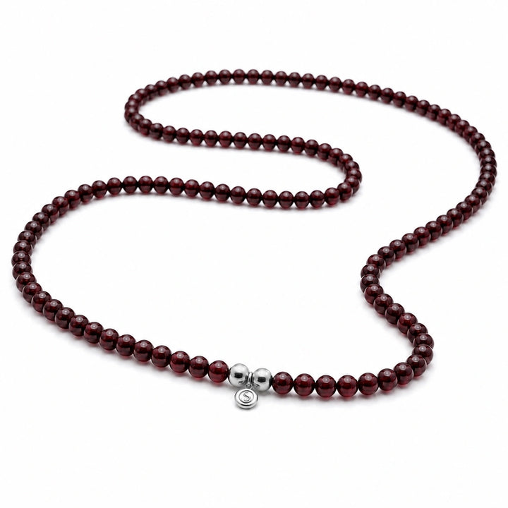 Bodhi Beads Red Agate Necklace
