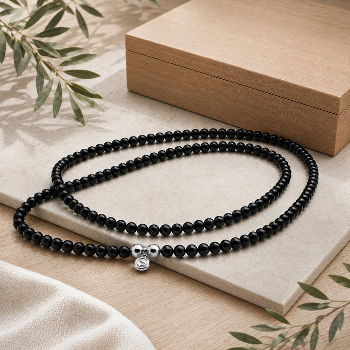 Bodhi Beads Black Onyx Necklace